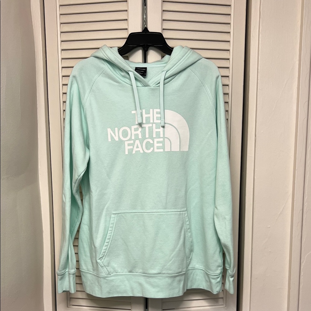 The North Face Light Green Pullover Hoodie